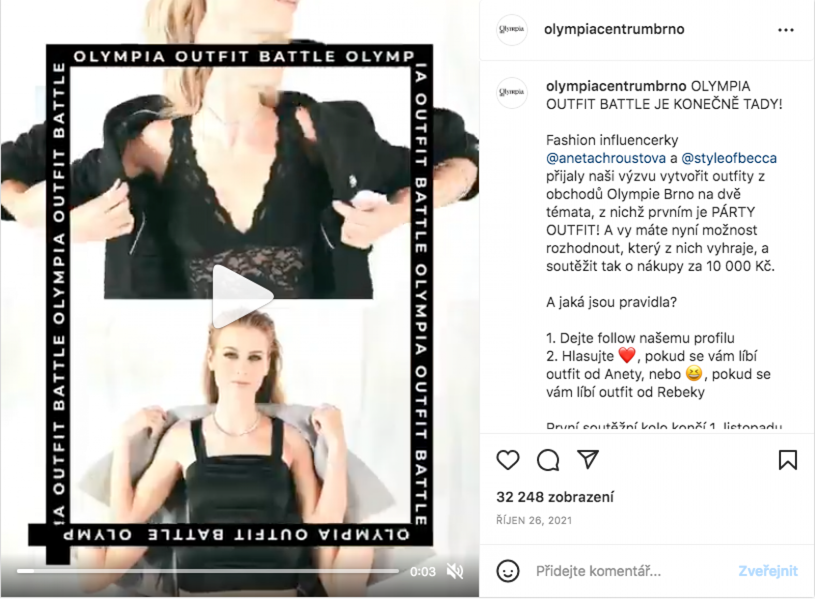 1. video battle na Instagramu