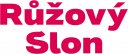 Růžový slon logo