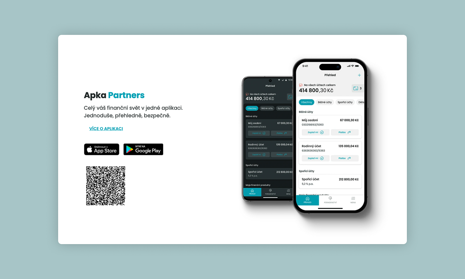 Mobilní aplikace - Partners Banka