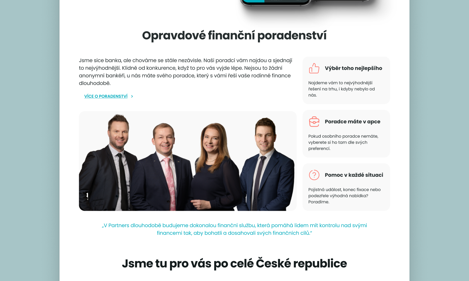 Webdesign - Partners Banka