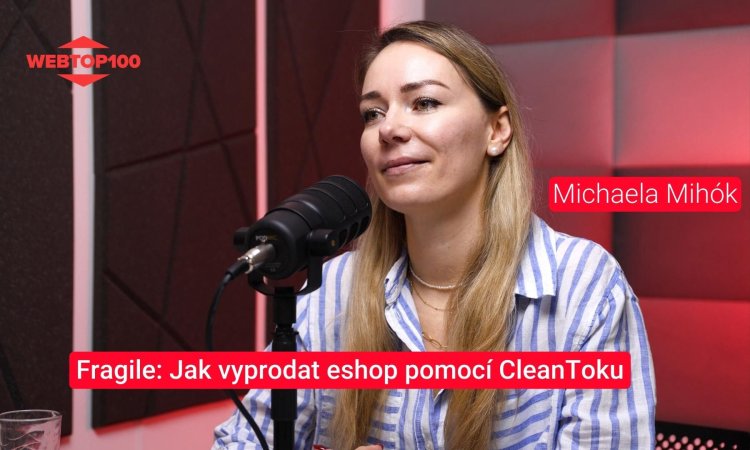 Podcast WebTop100 - Michaela Mihok, Čas Viledit domácnost