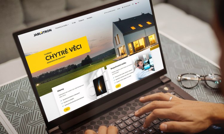 Webová prezentace skupiny JABLOTRON pro celý svět