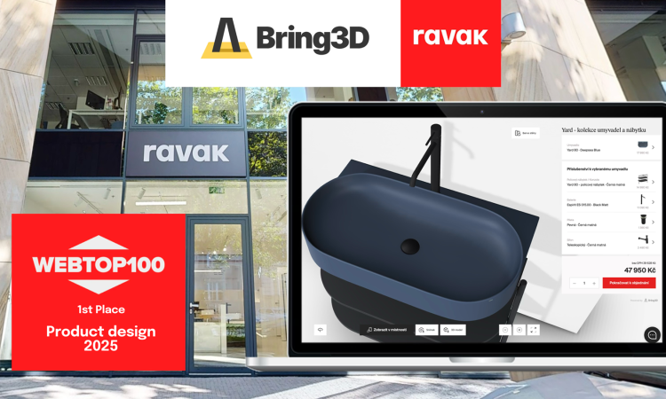 RAVAK: 3D/AR CPQ konfigurátor koupelnových sestav - Bring3D.com