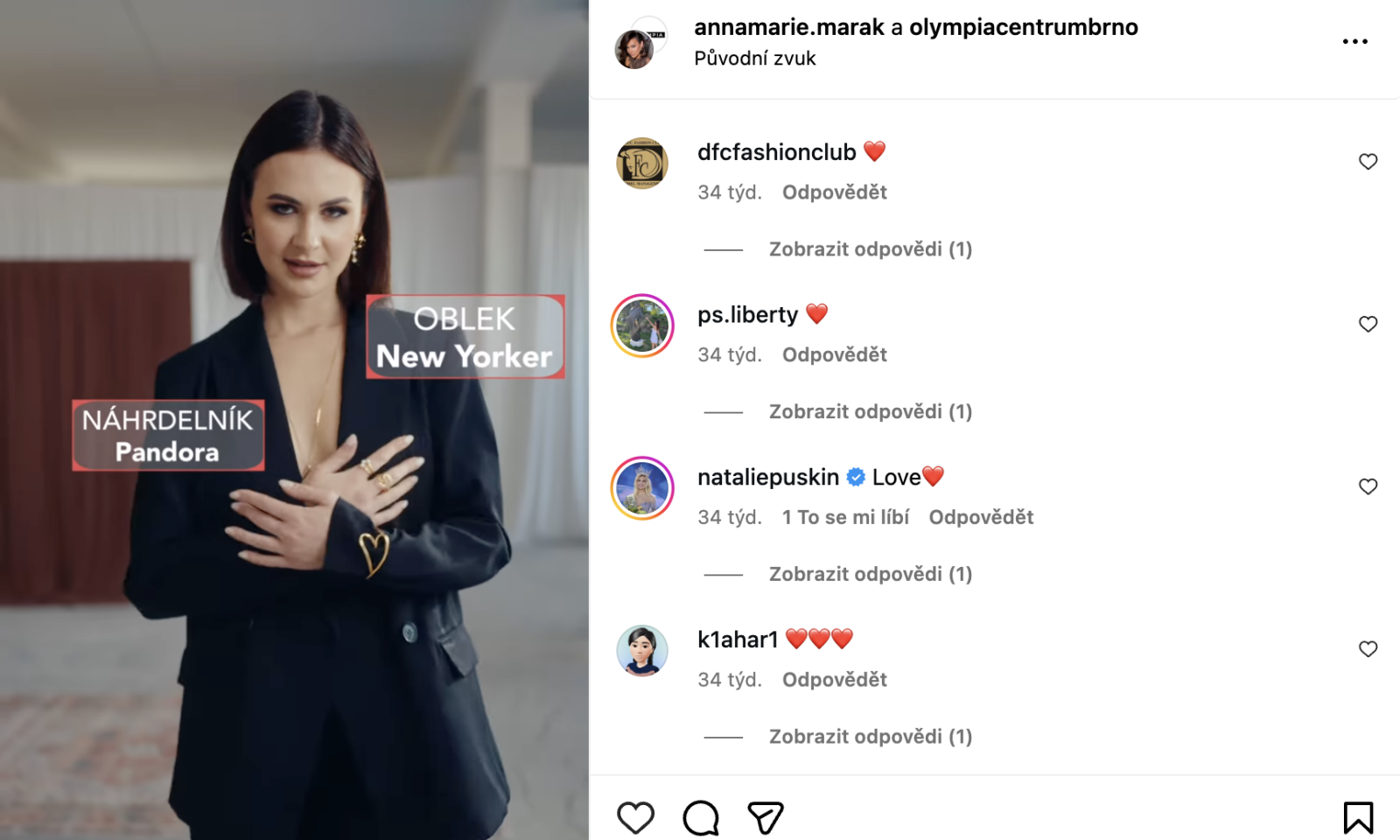 Ukázka z videa a reakce