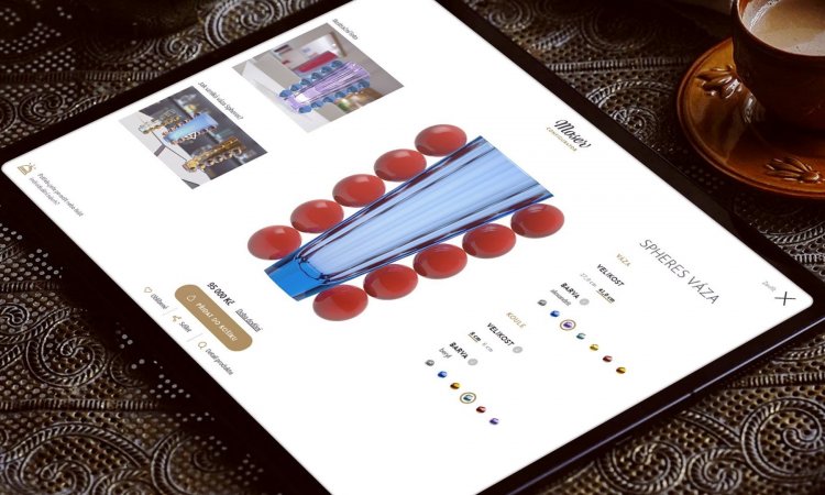 Web a e-shop s konfigurátorem pro světoznámou sklárnu Moser