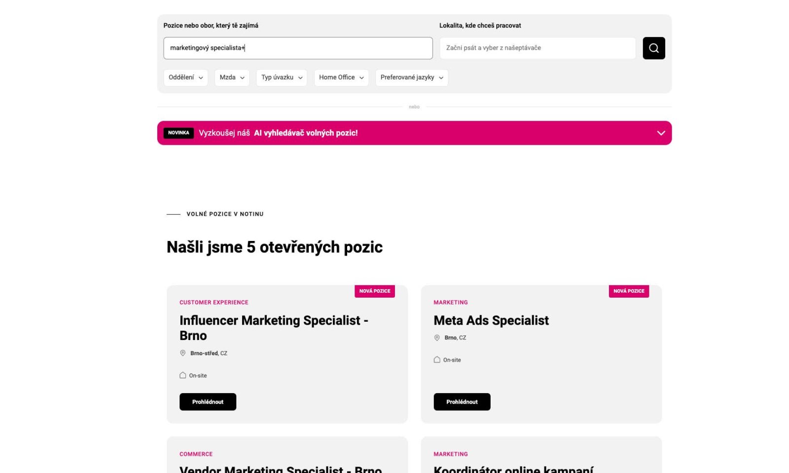 Fulltext Search - results