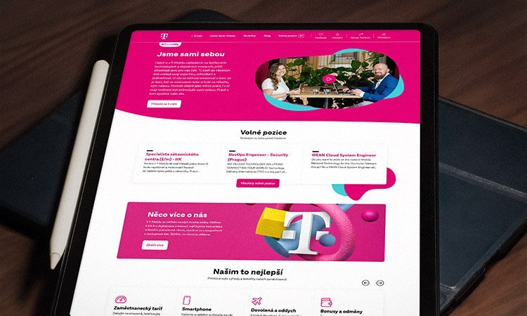 Kariérní stránky pro T-Mobile CZ a Slovak Telekom
